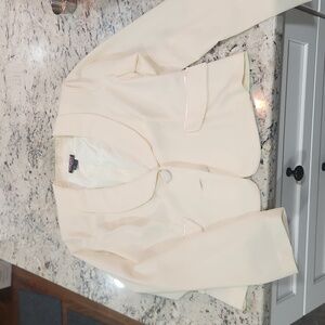 XOXO Collection L cream dress blazer